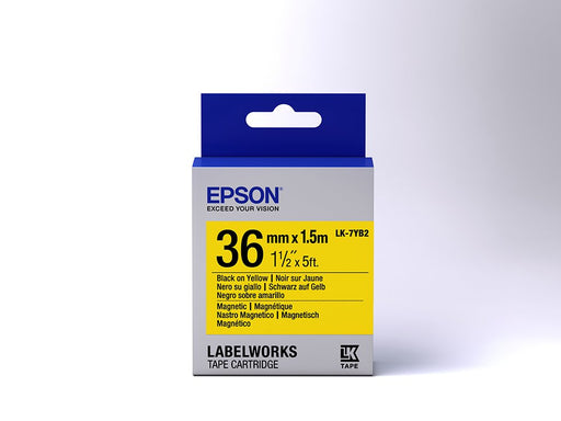EAN 8715946619613 - Epson LK-7YB2 cinta para impresora de etiquetas Negro sobre amarillo imagen 1