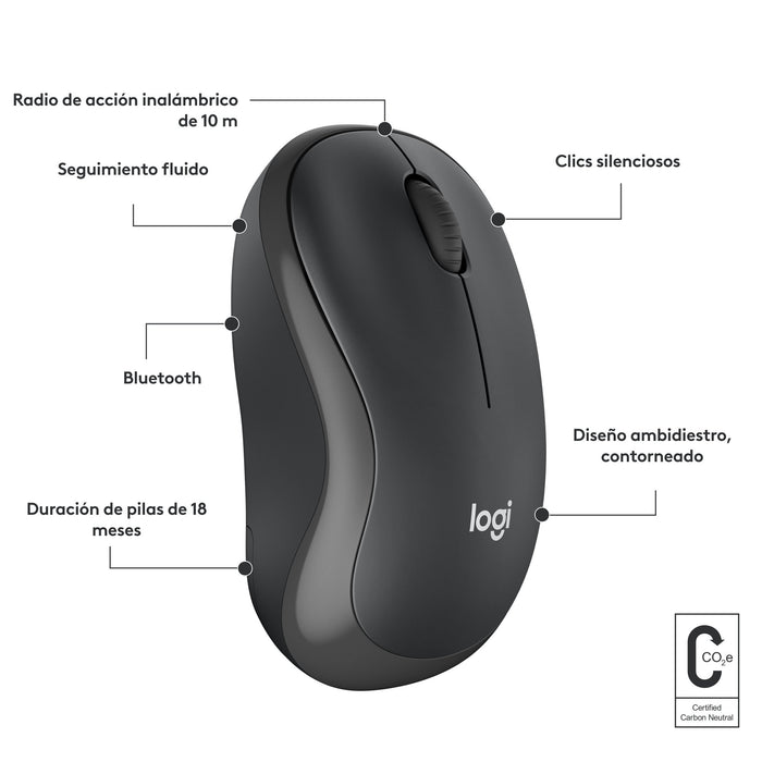 EAN 5099206111998 - Logitech 910-007119 ratón Viajes Ambidextro RF Wireless + Bluetooth imagen 9