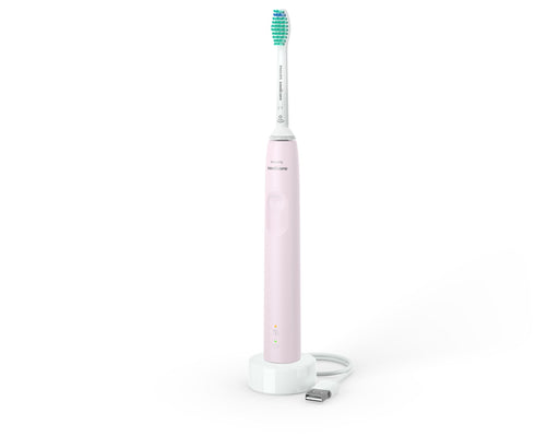 EAN 8710103985563 - Philips 3100 series HX3671/11 cepillo eléctrico para dientes Adulto Cepillo dental sónico Rosa, Blanco imagen 1