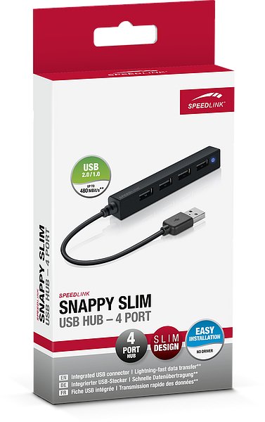 EAN 4027301910292 - SPEEDLINK SNAPPY SLIM 480 Mbit/s Negro imagen 2