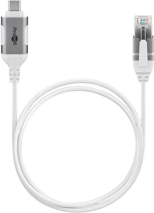EAN 4040849743887 - Goobay 74388 cambiador de género para cable USB 3.1 type A RJ45 Blanco imagen 4