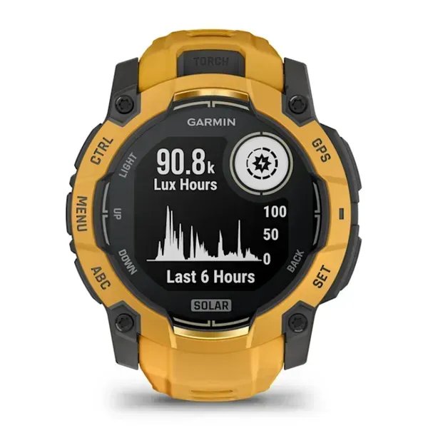 EAN 753759357108 - Garmin Instinct 3 3,05 cm (1.2") 50 mm Digital 176 x 176 Pixeles Pantalla táctil Amarillo, Gris Wifi GPS ( imagen 1