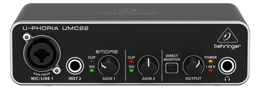 EAN 4033653170864 - Behringer UMC22 equipo de música adicional Concierto/Estudio Preamplificador imagen 1