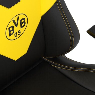 EAN 4251442506315 - noblechairs EPIC BVB Silla para videojuegos de PC Asiento acolchado Negro, Amarillo imagen 4