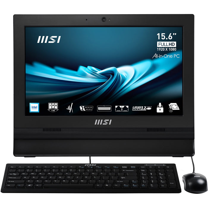 EAN 4711377212656 - MSI Pro AP162T ADL-025XFR Intel® N N100 39,6 cm (15.6") 1920 x 1080 Pixeles Pantalla táctil PC todo en un imagen 1