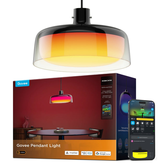 EAN 6974316991922 - Govee Pendant Light Luz de techo inteligente Wi-Fi/Bluetooth imagen 1