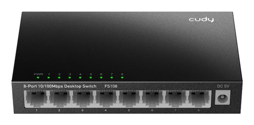 EAN 6971690793418 - Cudy FS108 switch No administrado Fast Ethernet (10/100) Negro imagen 1