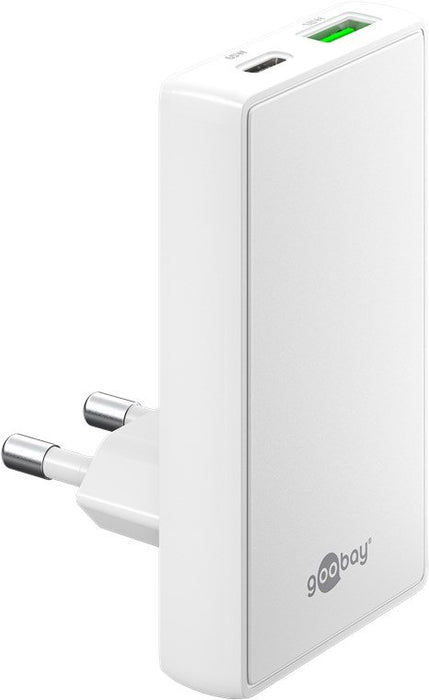 EAN 4040849757242 - Goobay 75724 cargador de dispositivo móvil Universal Blanco Corriente alterna Carga rápida Interior imagen 1