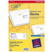 EAN 4004182235300 - Avery J8163-25 etiqueta para dirección Blanco imagen 1