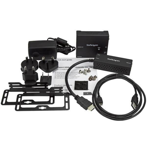 EAN 0065030864916 - StarTech.com ST121HDBTDK extensor audio/video Transmisor y receptor de señales AV Negro imagen 5