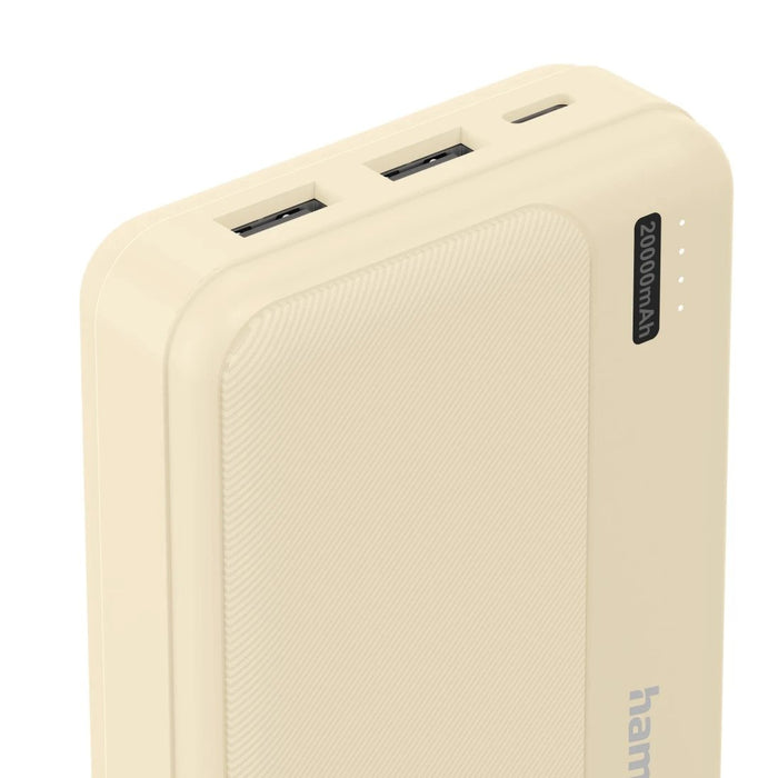 EAN 4047443554772 - Hama Pocket 20 Polímero de litio 20000 mAh Arena imagen 4