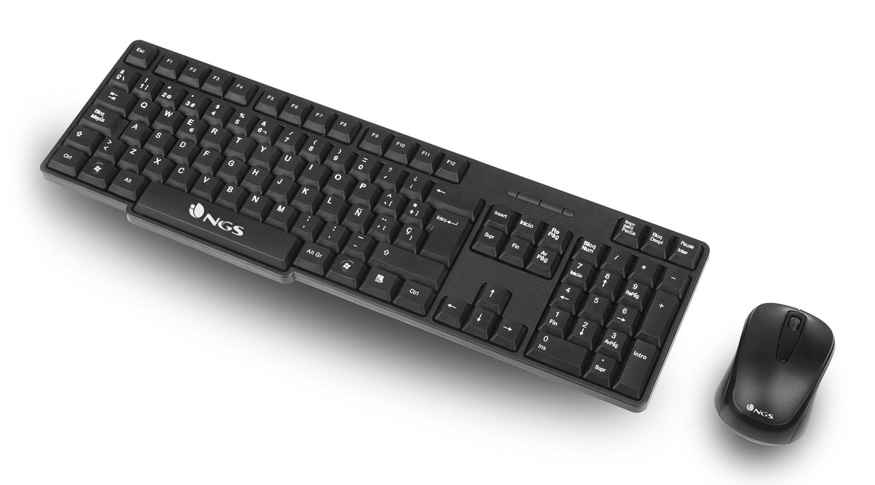 EAN 8435430619072 - NGS EUPHORIA KIT teclado Ratón incluido Universal RF inalámbrico QWERTY Español Negro imagen 3