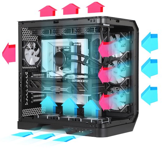 EAN 4711527004339 - darkFlash DC-DY570-B-ES1 carcasa de ordenador Full Tower Negro imagen 10