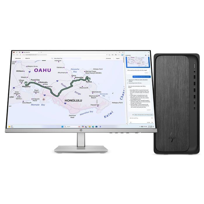 EAN 0199251181061 - HP OmniDesk Desktop M02-0014ns AMD Ryzen™ 5 8500G 16 GB DDR5-SDRAM 1 TB SSD FreeDOS Torre PC AI PC Negro, imagen 12