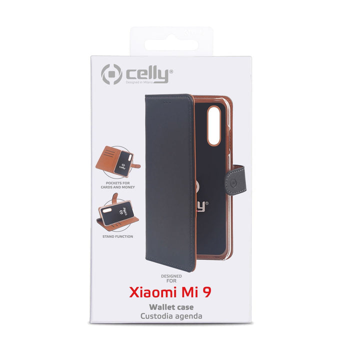 EAN 8021735752509 - Celly Wally funda para teléfono móvil 16,5 cm (6.5") Folio Negro, Marrón imagen 4
