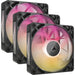 EAN 0840006682974 - Corsair iCUE LINK RX120 MAX RGB Carcasa del ordenador Ventilador 12 cm Negro 3 pieza(s) imagen 1