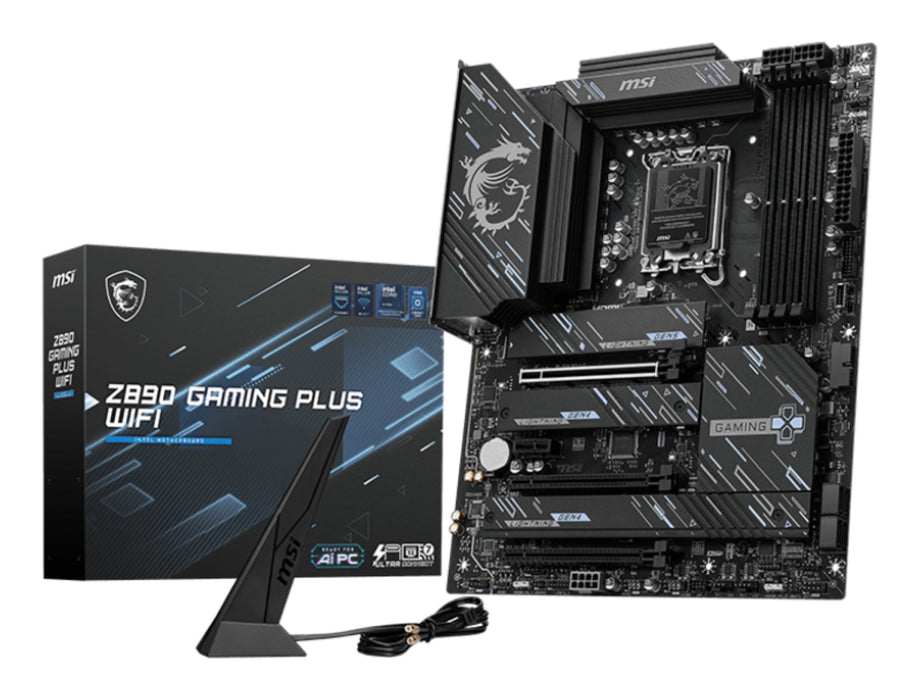 EAN 4711377257718 - MSI Z890 GAMING PLUS WIFI placa base Intel Z890 LGA 1851 (Socket V1) ATX imagen 1