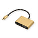 EAN 7630049614680 - ROLINE 12.03.3165 Adaptador gráfico USB Negro, Oro imagen 1