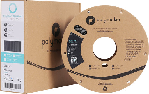 EAN 6938936710660 - Polymaker PD03001 material de impresión 3d Negro 1 kg imagen 2