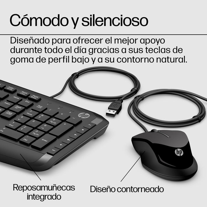 EAN 0194721396334 - HP Pavilion Capri Combo Keyboard teclado Ratón incluido Universal USB Negro imagen 2