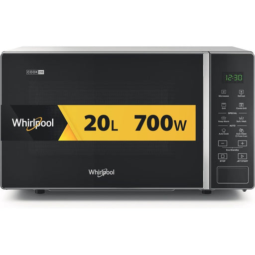 EAN 8003437861826 - Whirlpool Cook20 MWP 203 SB Negro, Plata Microondas con grill Encimera 20 L 700 W imagen 1