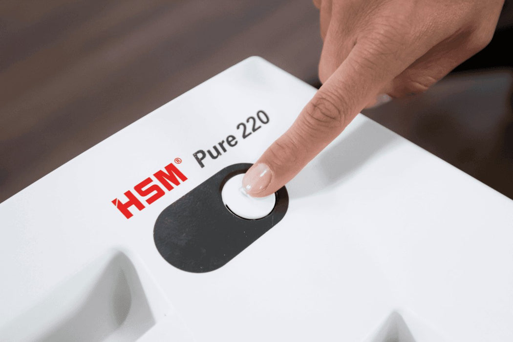 EAN 4026631053891 - HSM Pure 220 triturador de papel Corte en partículas 22,5 cm Blanco imagen 6