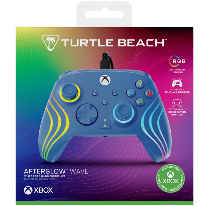 EAN 0840454400090 - Turtle Beach Afterglow Wave Azul USB Gamepad PC, Xbox, Xbox One, Xbox Series S, Xbox Series X imagen 11