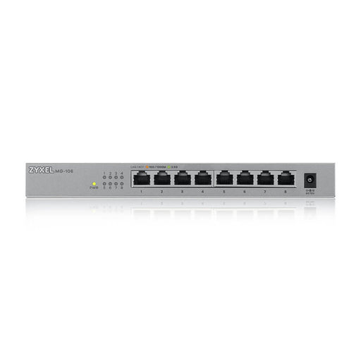EAN 4718937620210 - Zyxel MG-108 No administrado 2.5G Ethernet (100/1000/2500) Acero imagen 1