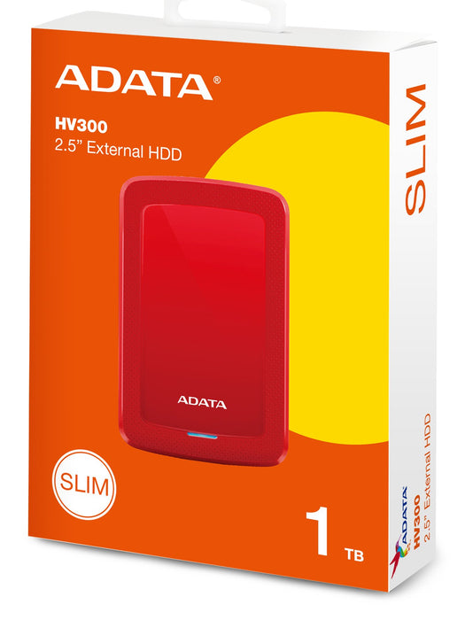 EAN 4713218465009 - ADATA HV300 disco duro externo 1 TB 2.5" 3.2 Gen 1 (3.1 Gen 1) Rojo imagen 6