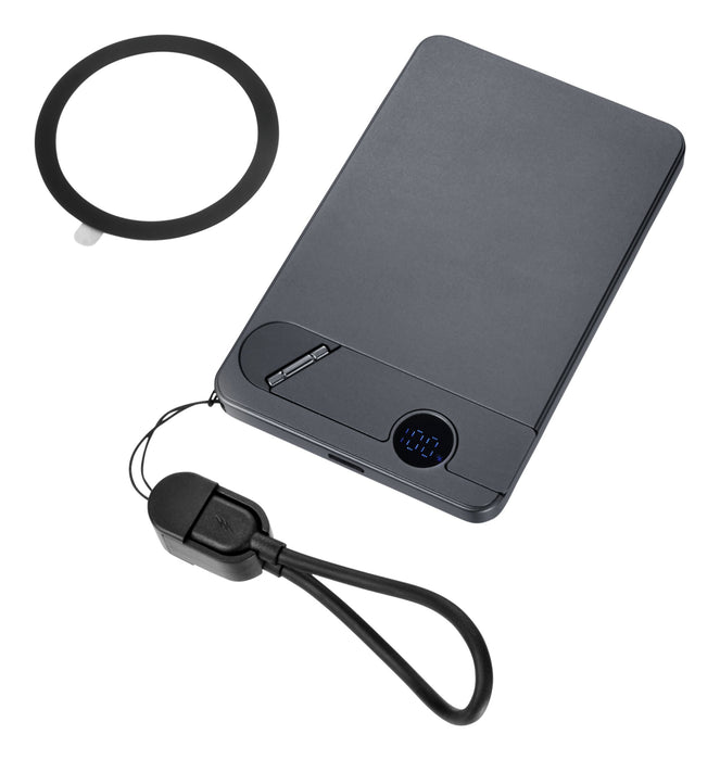 EAN 4024023167416 - TROIKA POP50 5000 mAh Cargador inalámbrico Gris, Negro imagen 1