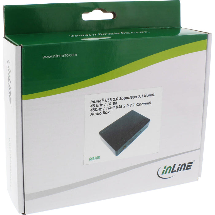 EAN 4043718219100 - InLine 66670B convertidor de audio Negro imagen 3