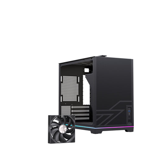 EAN 6977277360509 - Einarex EXCS-PM-300C-B carcasa de ordenador Mini Tower Negro imagen 2