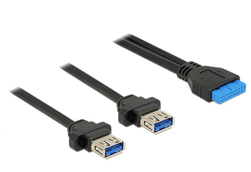 EAN 4043619852444 - DeLOCK 85244 cable USB 0,8 m Negro imagen 2