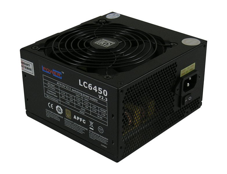 EAN 4260070122231 - LC-Power LC6450 V2.3 unidad de fuente de alimentación 450 W 20+4 pin ATX ATX Negro imagen 1