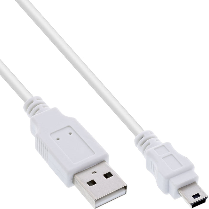 EAN 4043718210268 - InLine 31810W cable USB USB 2.0 1 m USB A Mini-USB B Blanco imagen 1