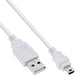 EAN 4043718210251 - InLine 31805W cable USB USB 2.0 0,5 m USB A Mini-USB B Blanco imagen 1