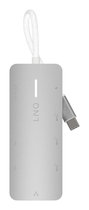 EAN 8720574622737 - LINQ LQ49081PS base para portátil y replicador de puertos Alámbrico USB 3.2 Gen 2 (3.1 Gen 2) Type-C Gris imagen 4