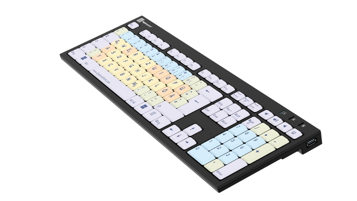 EAN 5707795020576 - Logickeyboard Nero teclado Hogar / Oficina USB QWERTZ Alemán Negro, Blanco imagen 2