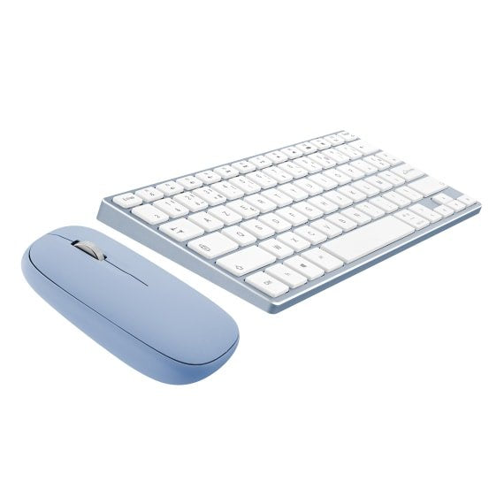 EAN 3303170111239 - T'nB KBCOLORBL teclado Ratón incluido Bluetooth AZERTY Francés Azul, Gris imagen 2
