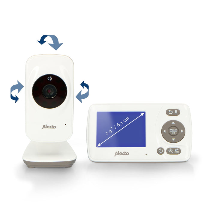 EAN 8711902091776 - Alecto DVM-71 video-monitor para bebés Gris pardo, Blanco imagen 5