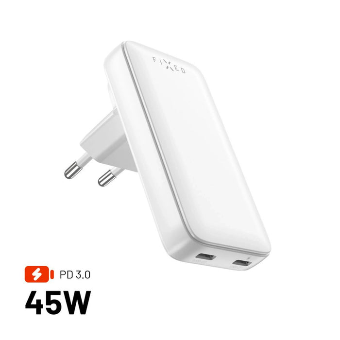 EAN 8591680165834 - FIXED FIXCG45S-2CD-WH cargador de dispositivo móvil Universal Blanco Corriente alterna Carga rápida Inter imagen 1