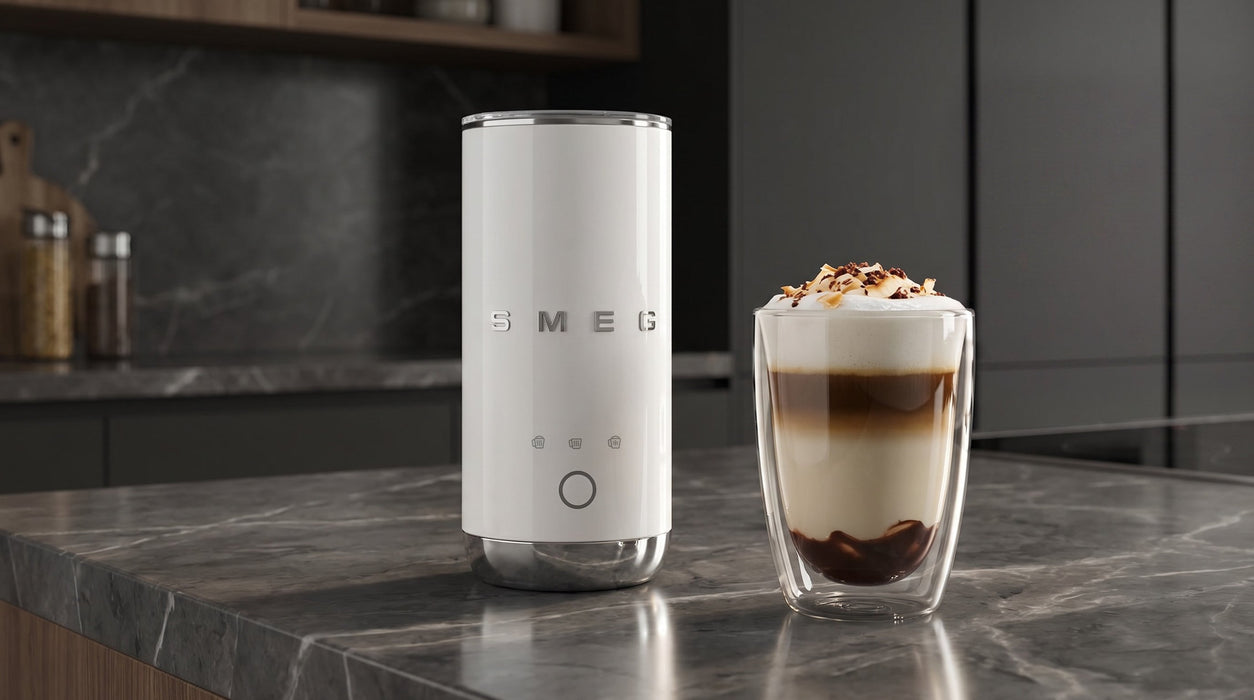 EAN 8017709353162 - Smeg MFF02CREU espumador o calentador de leche Calentador/espumador de leche automático Crema de color imagen 35
