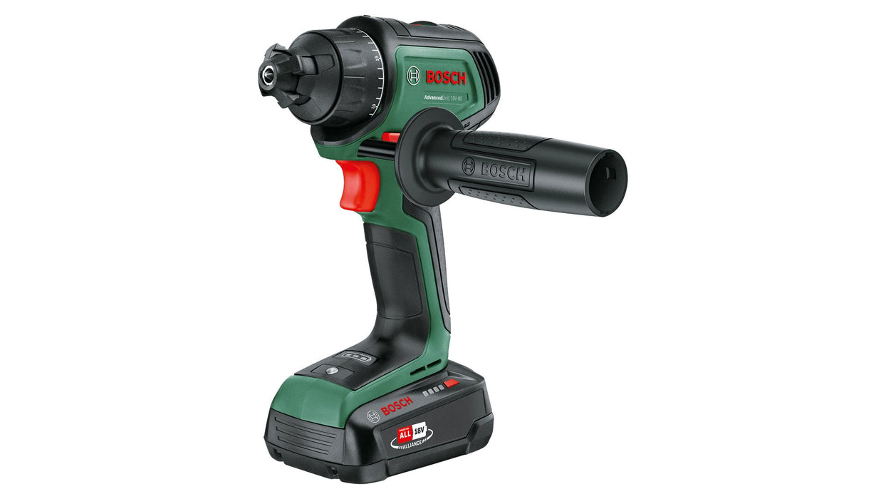 EAN 4053423239621 - Bosch AdvancedDrill 18V-80 QuickSnap 1950 RPM Sin llave 830 g Negro, Verde imagen 3