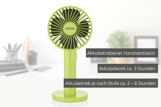 EAN 4011689866265 - Unold Breezy II Verde 10 cm Ventilador de mano imagen 2