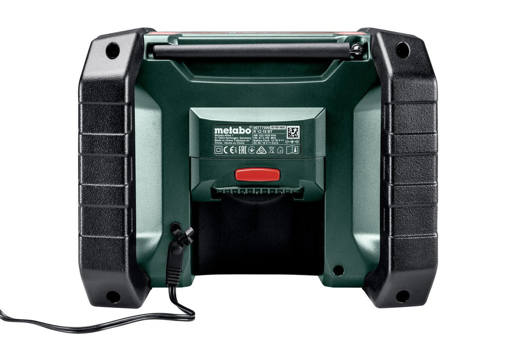 EAN 4007430341488 - Metabo R 12-18 DAB+ BT Portátil Digital Negro imagen 2