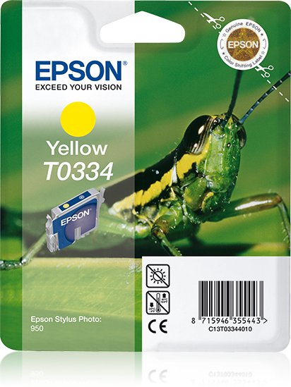 EAN 10343840997 - Epson Grasshopper T0334 cartucho de tinta 1 pieza(s) Original imagen 1