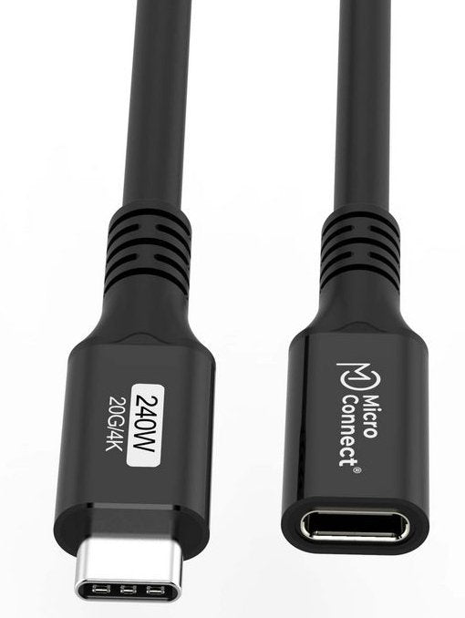 EAN 5704174885351 - Microconnect USB3.2CC2EX cable USB USB4 Gen 2x2 2 m USB C Negro imagen 3