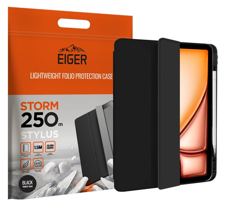EAN 5055821776844 - EIGER EGSR00234 funda para tablet 33 cm (13") Folio Negro imagen 1