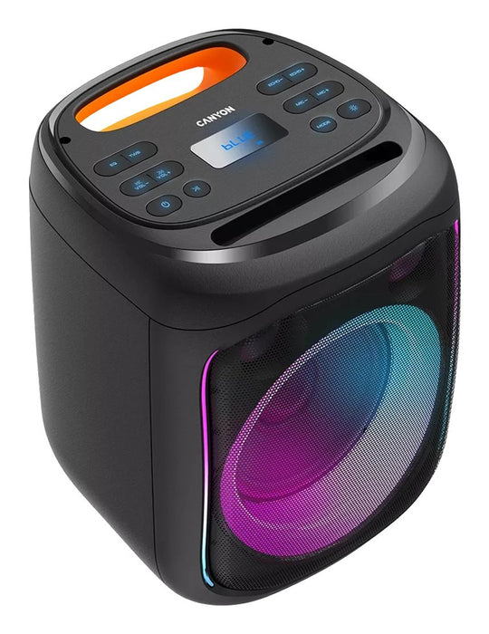 EAN 5291485015381 - Canyon CNE-PBSP5 altavoz portátil o de fiesta Altavoz para fiestas Negro, Naranja 40 W imagen 3