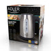 EAN 5902934830911 - Adler AD 1273 tetera eléctrica 1 L 1200 W Negro, Avellana, Acero inoxidable imagen 4